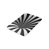 Hypnotische optische illusie Trippy Spiral Vortex Badmat (Gekanteld)