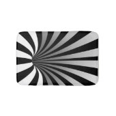 Hypnotische optische illusie Trippy Spiral Vortex Badmat (Voorkant)