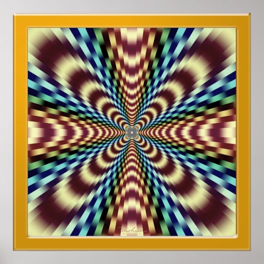 Hypnotische optische trillingstherapie poster (Voorkant)