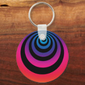 Hypnotische Paarse Sleutelhanger (Voorkant)