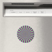 Hypnotische ringen en balken magneet (Insitu (Vaatwasser))