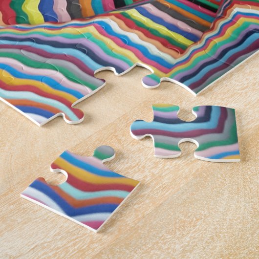 Hypnotische spiraal legpuzzel (Zijkant)