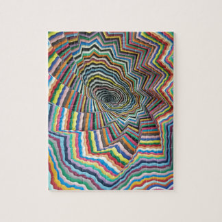 Hypnotische spiraal legpuzzel