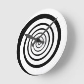 hypnotische spiraal ronde klok (Hoek)