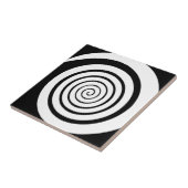 hypnotische spiraal tegeltje (Zijkant)