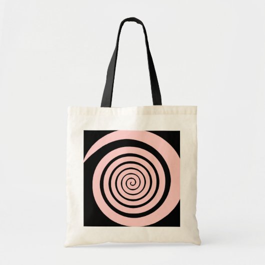 hypnotische spiraal tote bag (Voorkant)