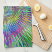 Hypnotische sterren theedoek (Quarter Fold)