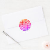 Hypnotische sticker oog (Envelop)