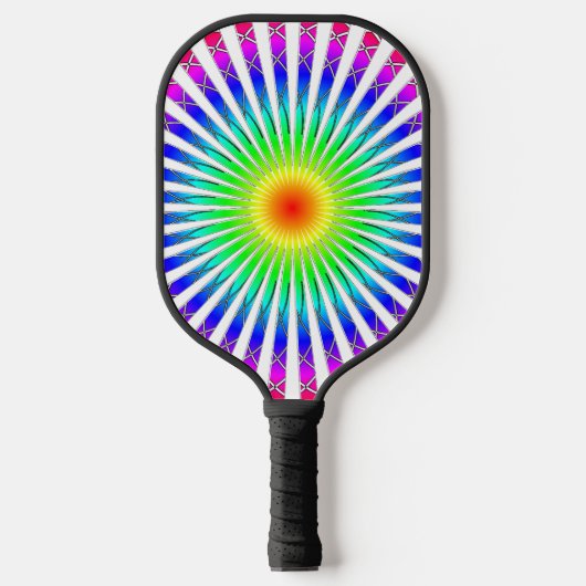 Hypnotische ventilator pickleball paddle (Voorkant)