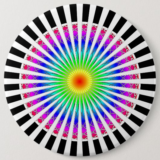 Hypnotische ventilator ronde button 6,0 cm (Voorkant)