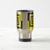 Hypnotische vierkanten reisbeker (Center)