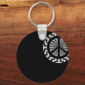 HYPNOTISCHE VREDESZIJDE SLEUTELHANGER (Voorkant)