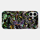 Hypnotische wervelenergie in het groen Case-Mate iPhone case (Achterkant (horizontaal))