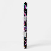 Hypnotische wervelenergie Paarse iPhone Hoesje (Rechterkant)