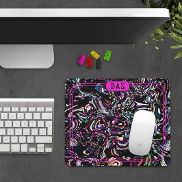 Hypnotische wervelenergie Paarse Muismat