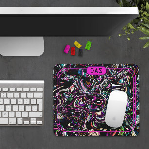 Hypnotische wervelenergie Paarse Muismat