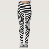 Hypnotiseer je collega-hardlopers Abstract Leggings (Voorkant)
