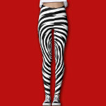 Hypnotiseer je collega-hardlopers Abstract Leggings<br><div class="desc">Maak je klaar om het hoofd te draaien met deze opvallende leggings voor vrouwen met een modern, abstract zwart-wit spiraalontwerp! Perfect voor iedereen die houdt van een beetje plezier en magie in hun garderobe, deze leggings spelen met de mystieke begrippen hypnose en psychedelische optische illusies. Het hypnotische patroon voegt een...</div>