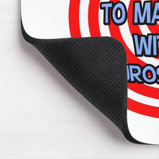 Hypnotiseren .. Grappige neurochirurg Muismat (Hoek)