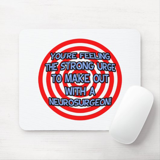 Hypnotiseren .. Grappige neurochirurg Muismat (Met muis)