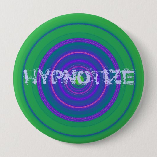 HYPNOTISEREN RONDE BUTTON 4,0 CM (Voorkant)