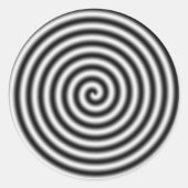 hypnotiseren ronde sticker (Voorkant)