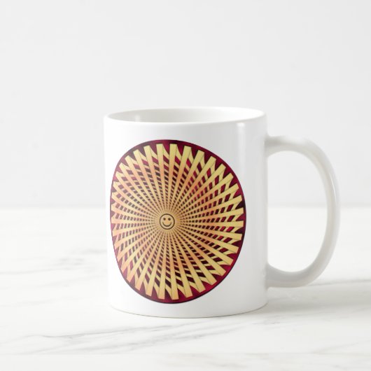 Hypnotiserend Lachend Gezicht Koffiemok (Rechts)