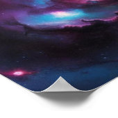 Hypnotiserend Spiraalstelsel: Kosmische Wervelwind Poster (Hoek)