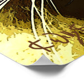 Hypnotisering van Cat Digital Art Hypnosis Poster (Hoek)