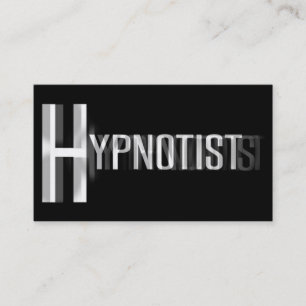 Hypnotist Blurry Word-Visitekaartje Visitekaartje