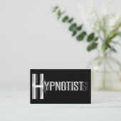 Hypnotist Blurry Word-Visitekaartje Visitekaartje (Staand voorkant)
