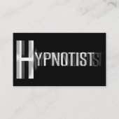 Hypnotist Blurry Word-Visitekaartje Visitekaartje (Voorkant)