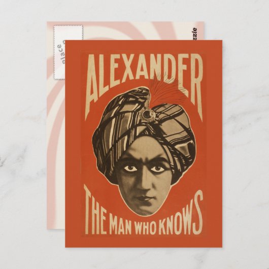 Hypnotist Briefkaart (Voorkant / Achterkant)