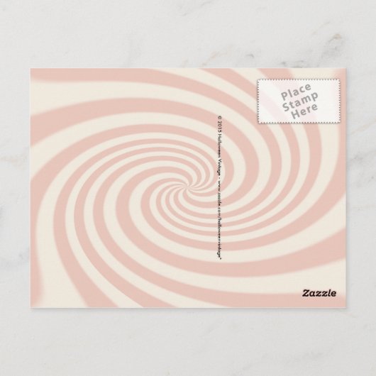 Hypnotist Briefkaart (Achterkant)