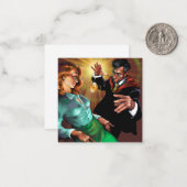 Hypnotist Card Notitiekaartje (Voorkant / Achterkant in situ)