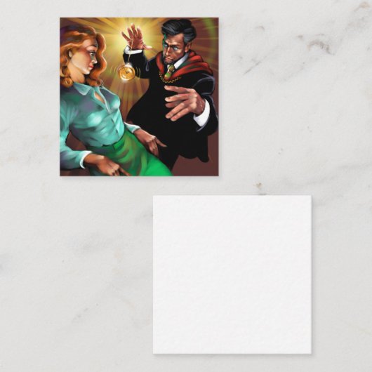 Hypnotist Card Notitiekaartje (Voorkant / Achterkant)