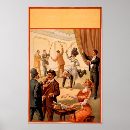 Hypnotist-controleruimte van het Volkstheater Poster (Voorkant)