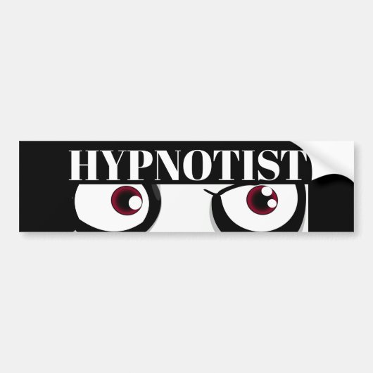 Hypnotist Eyes Bumpersticker (Voorkant)