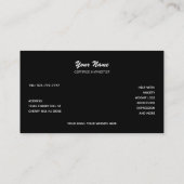 Hypnotist Slogans Visitekaartjes (Achterkant)