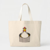;Hypnotized Chicken Grote Tote Bag (Voorkant)