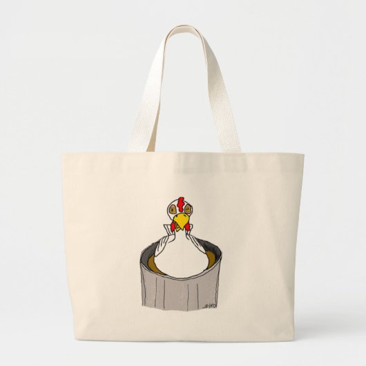 ;Hypnotized Chicken Grote Tote Bag (Voorkant)