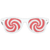 Hypnotizer Spiral Retro Zonnebril (Voorkant)