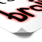 Hypochondriac Brain Tumor Funny Poster (Hoek)