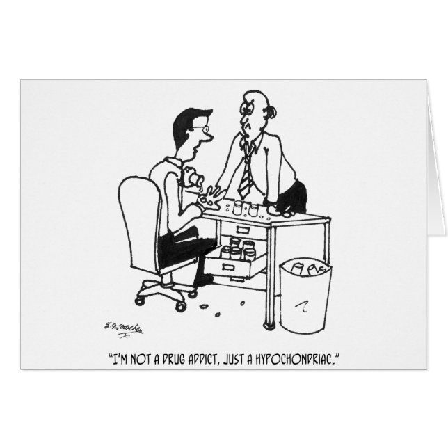 Hypochondriac Cartoon 3104 (Voorkant Horizontaal)