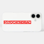 Hypochondriac Stamp Case-Mate iPhone Case (Achterkant (horizontaal))