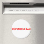 Hypochondriac Stamp Magneet (Insitu (Vaatwasser))