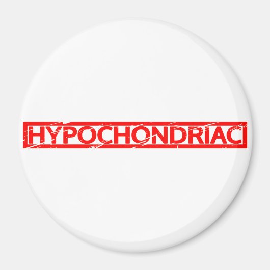 Hypochondriac Stamp Magneet (Voorkant)