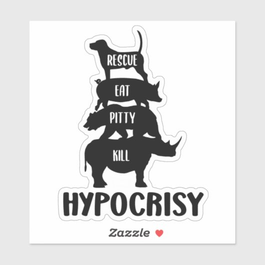 Hypocrisie, Activisme Sticker (Vel)
