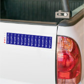 Hypocrites 13-pakket met bonusgemiddelde sterren bumpersticker (Op Truck)