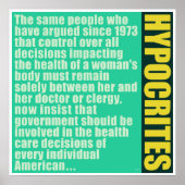 Hypocrites Poster (Voorkant)